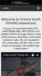 Mobile Screenshot of ontarionorthfishing.com